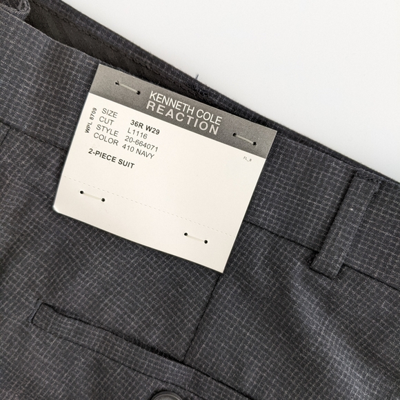 KENNETH COLE REACTION Slim Fit Trousers, 29W - Picture 4 of 6